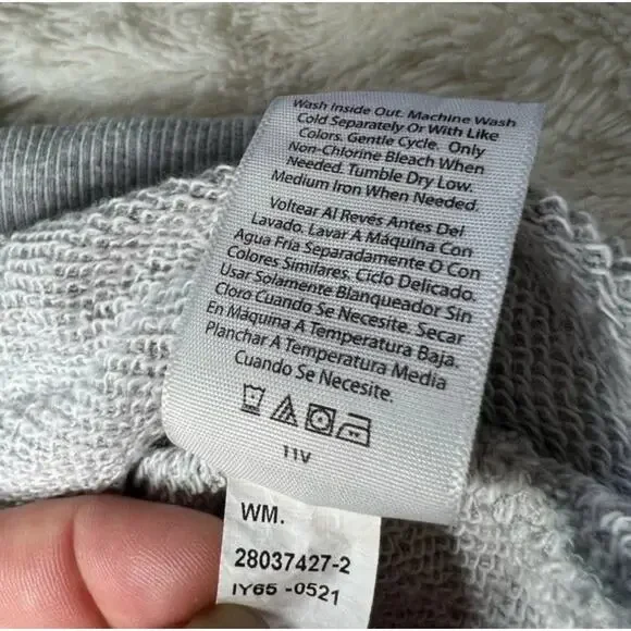 Green and Grey Camo Long Sleeve Crew Neck Sweater Size Large - Picture 10 of 10